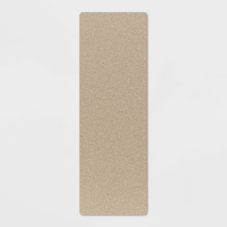 60" x 20" Basketweave Kitchen Comfort Runner Tan - Threshold™ | Target