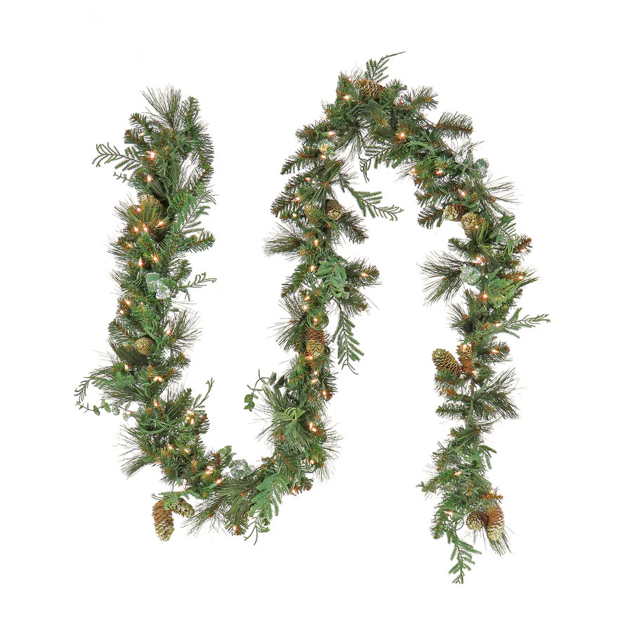 9 ft. Pre-Lit North Conway Garland with Clear Lights | National Tree Company