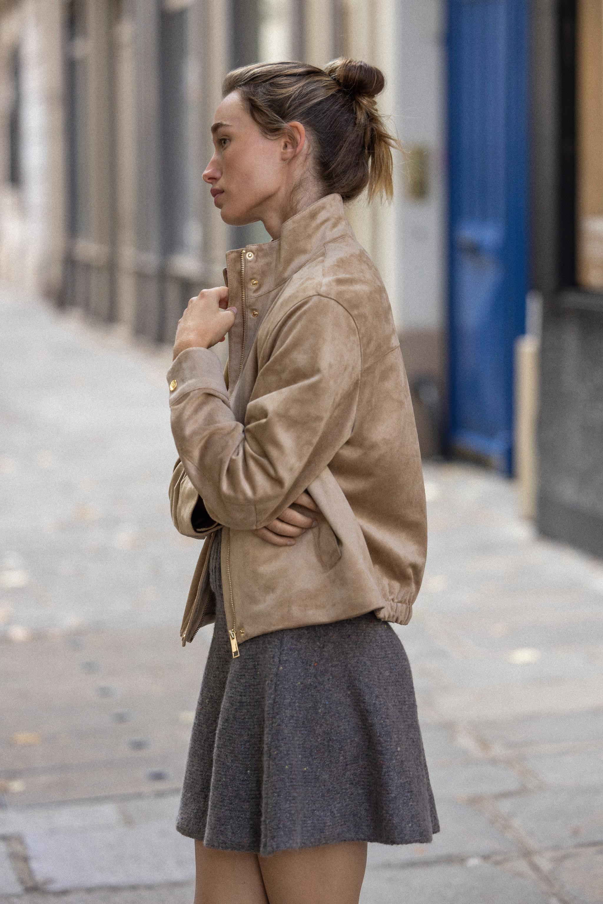 FAUX SUEDE JACKET | Zara US