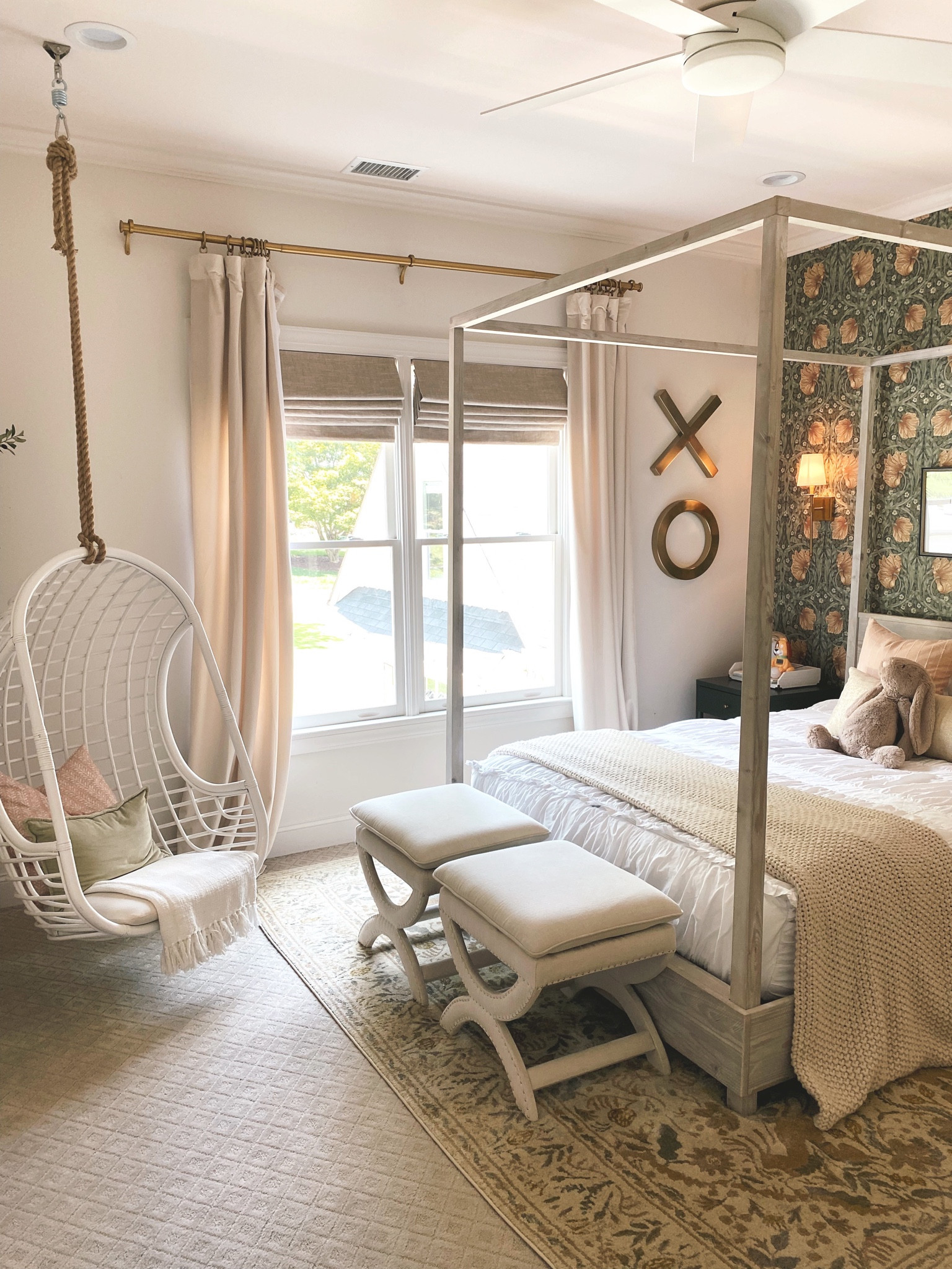 Girls bedroom decor, bedroom inspo, girls bedroom, girl bedroom inspo, canopy bed, hanging chair, wallpaper, bedroom decor

#LTKSeasonal #LTKhome #LTKstyletip