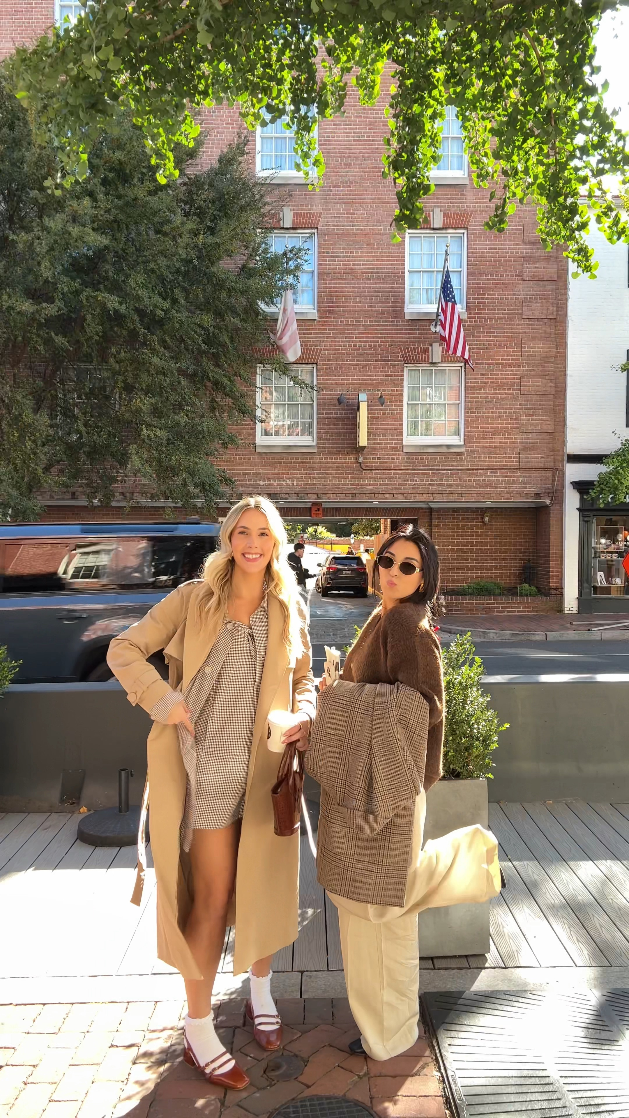 Fall outfit of the day! Trench coat, dress set, Paula babies from sezane 

#LTKFindsUnder50 #LTKStyleTip #LTKFindsUnder100