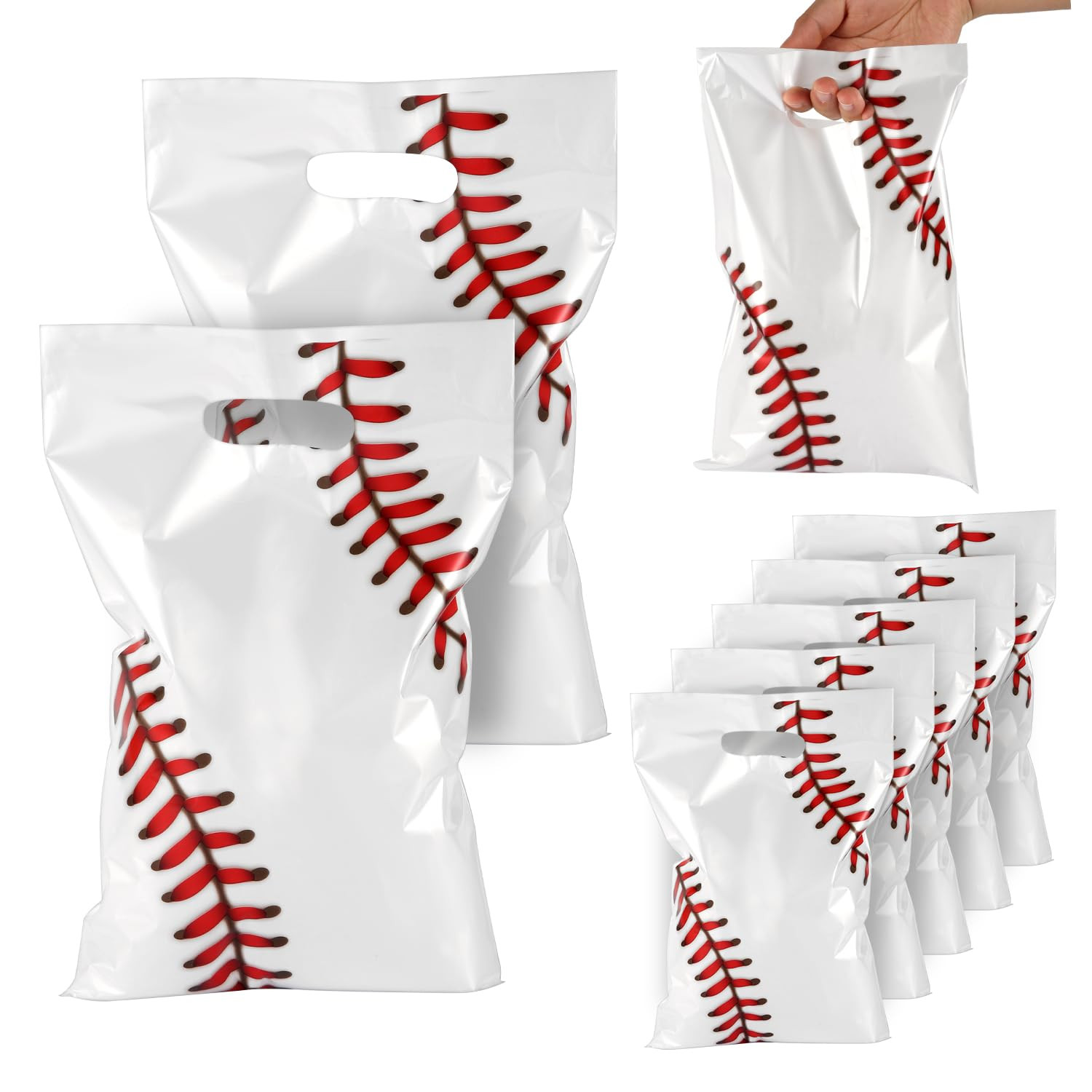 PEUTIER 50pcs Baseball Party Gift Bags, Baseball Goodie Bags Favors Sport Theme Party Favor Bags ... | Amazon (US)