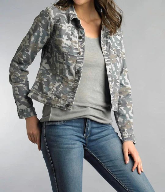 Reversible Jacket in Camouflage And Khaki | Shop Premium Outlets