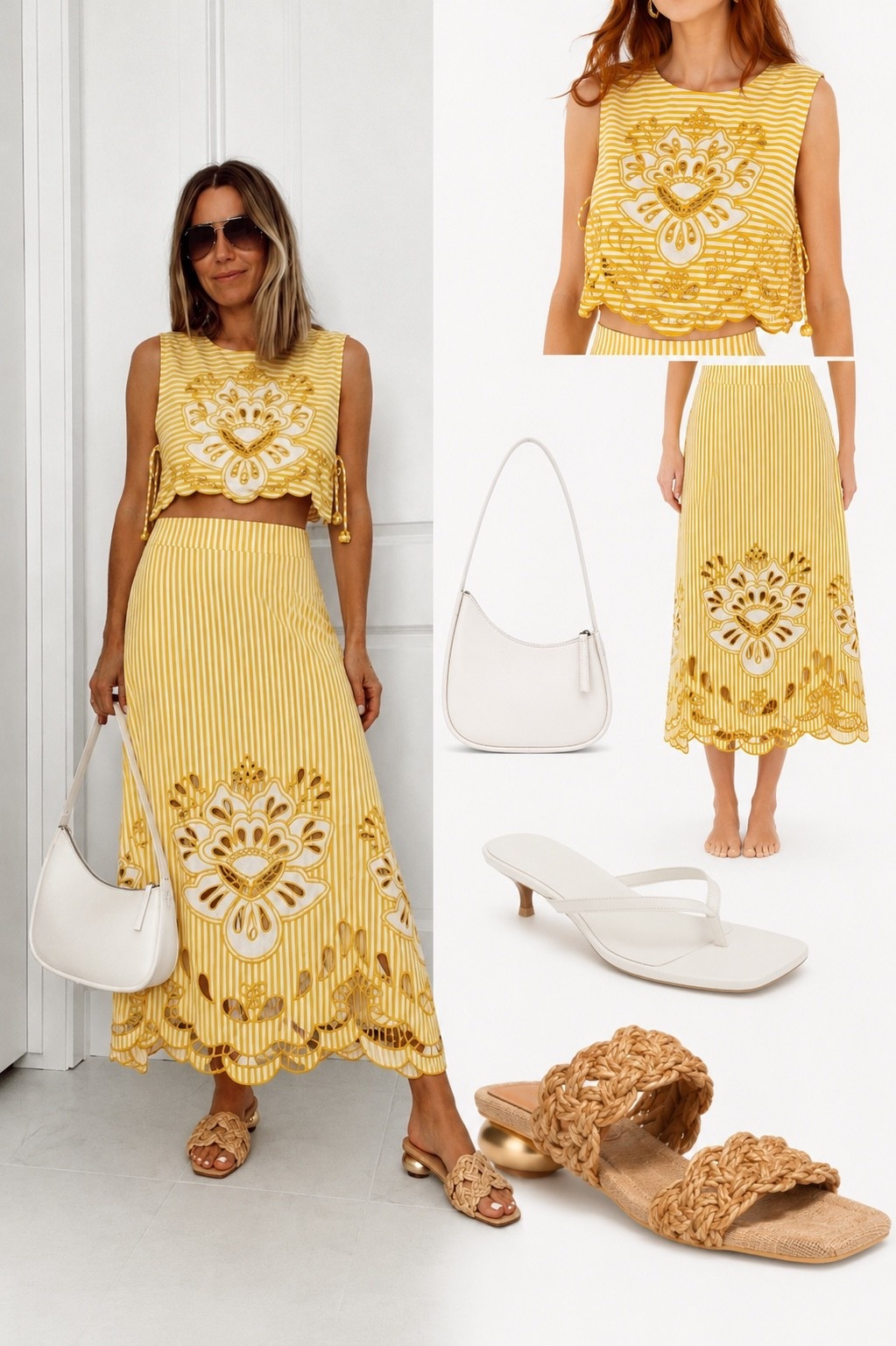 Matching summer set for dinner 🌞💛💛

#LTKgrwm
