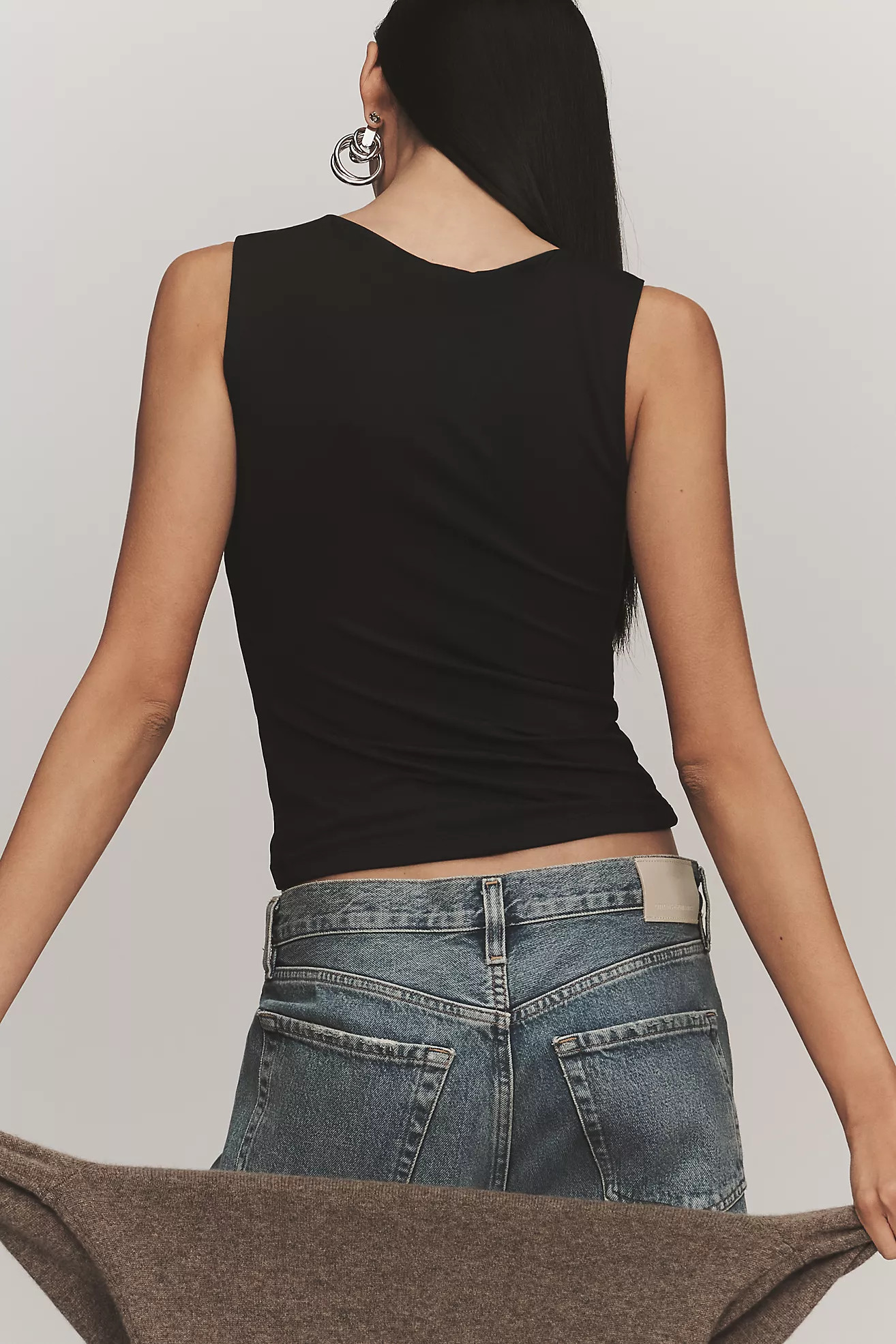 Maeve Button-Front Tank Top | Anthropologie (US)