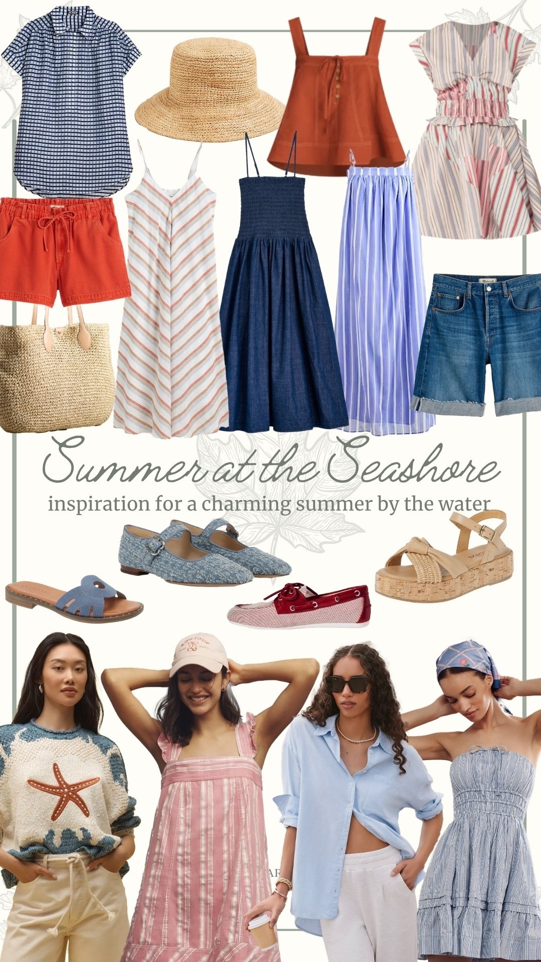 Summer at the seashores or lakeshore. No matter what beach you are at, summer is still here and vacation wear is still needed. Enjoy lake like or seashore classic, charming, quality looks.

#LTKSeasonal #LTKOver40 #LTKStyleTip