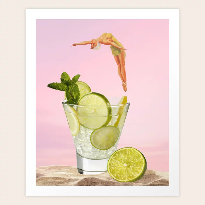 I need a drink Art Print | Society6