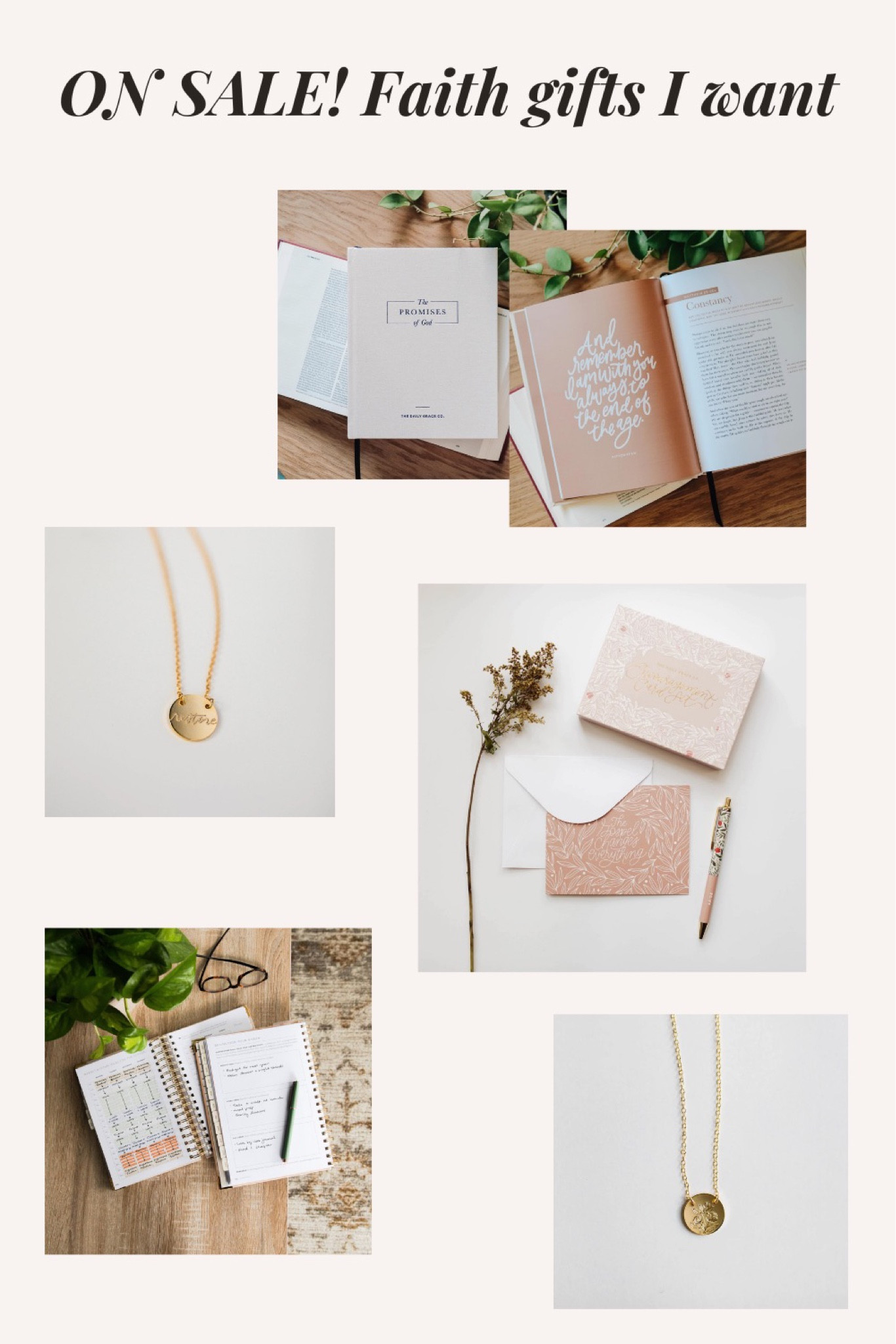 Faith gifts I want that are on sale! Necklaces, planner, cards, books, gifts for her!

#LTKGiftGuide #LTKHoliday #LTKCyberweek