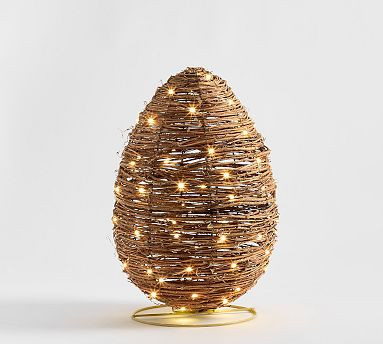 Lit Grapevine Basket | Pottery Barn (US)