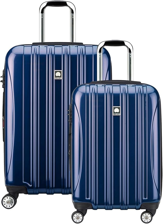 DELSEY Paris Helium Aero Hardside Expandable Luggage with Spinner Wheels, Blue Cobalt, 2-Piece Se... | Amazon (US)