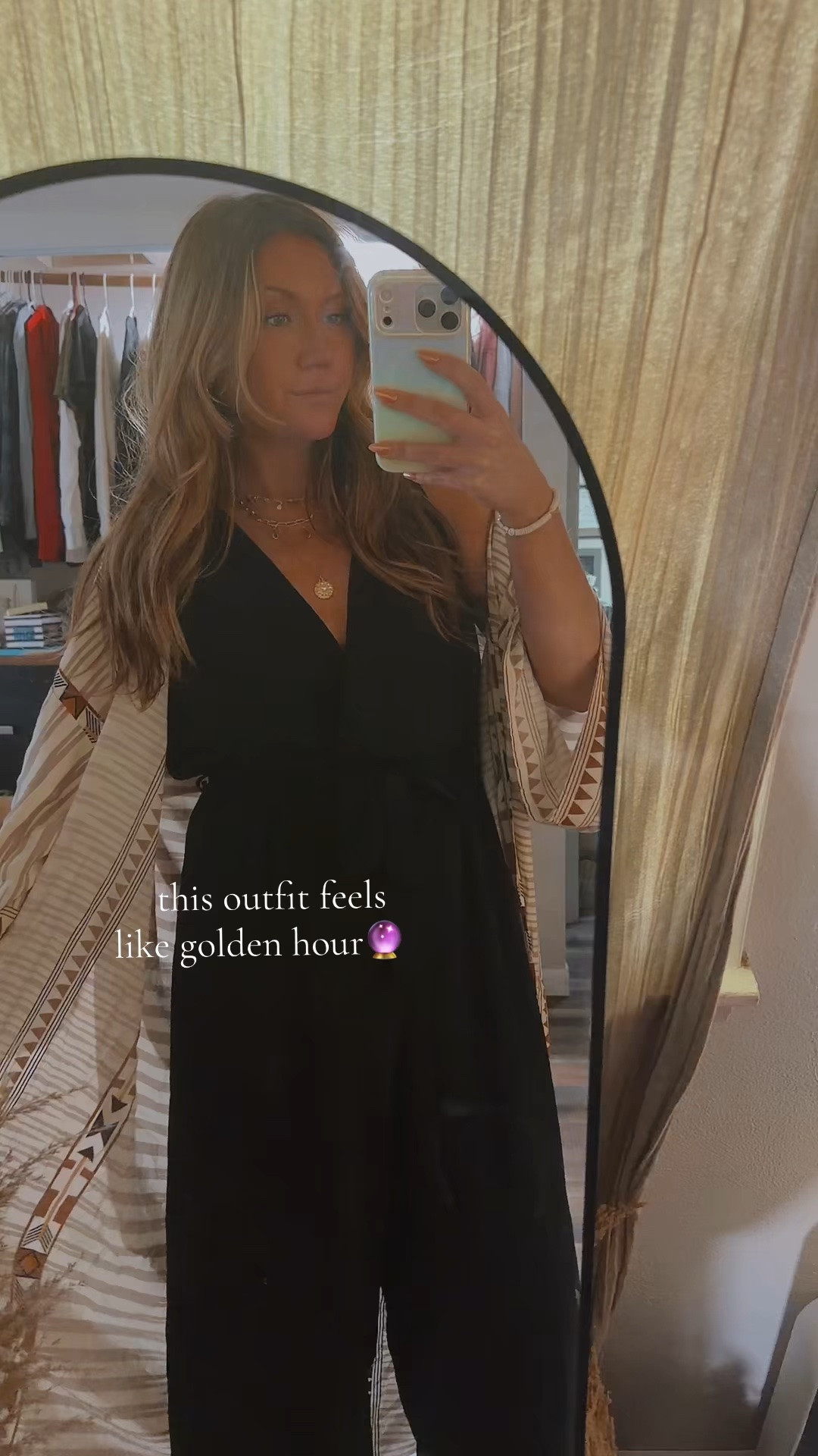 Kimono and jumpsuit 🤝 go perfectly for a boho spring outfit you can dress up, wear to work, or just to run errands in 

I love easy outfits! And this is a staple and 🔁

#LTKgrwm #LTKSaleAlert #LTKootd