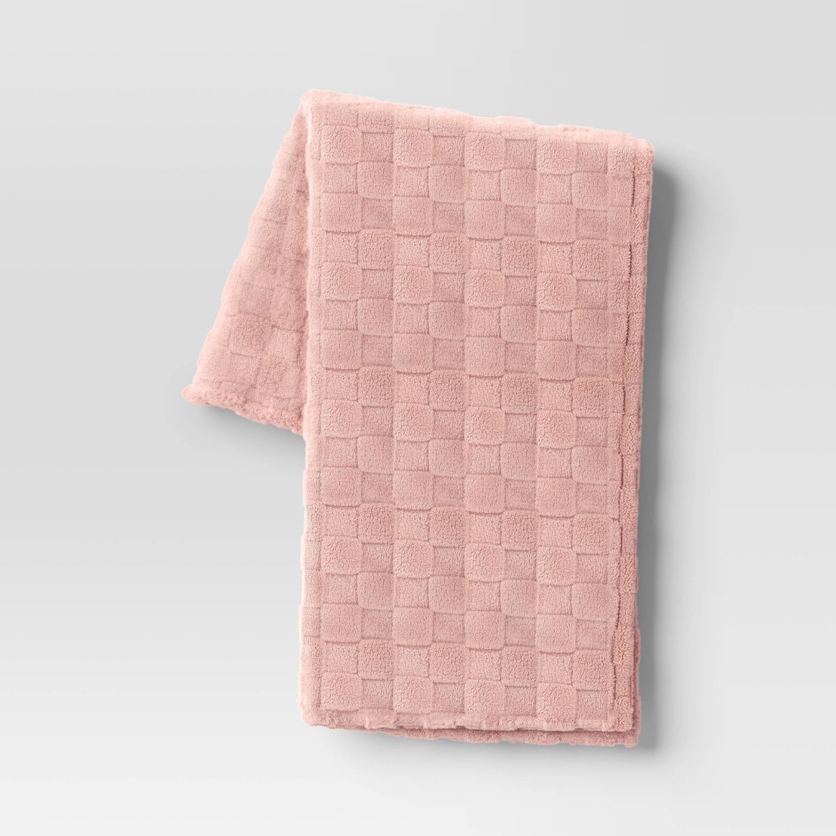 Checkerboard Jacquard Plush Throw Blanket - Room Essentials™ | Target