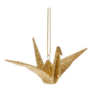 CANVAS Gold Collection Glittering Decoration Origami Crane Christmas Ornament, 550-mm | Canadian Tire
