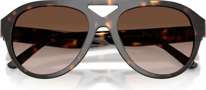 55mm Polarized Gradient Pilot Sunglasses | Nordstrom