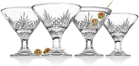 Amazon.com | Godinger Martini Glasses, Cocktail Glass - Dublin Collection, Set of 4: Martini Glas... | Amazon (US)