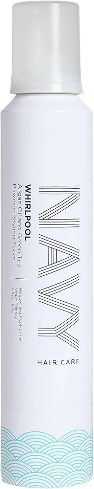 NAVY Hair Care Whirlpool Styling Foam for Curly Hair | Made with Argan Oil and Green Tea for Friz... | Amazon (US)