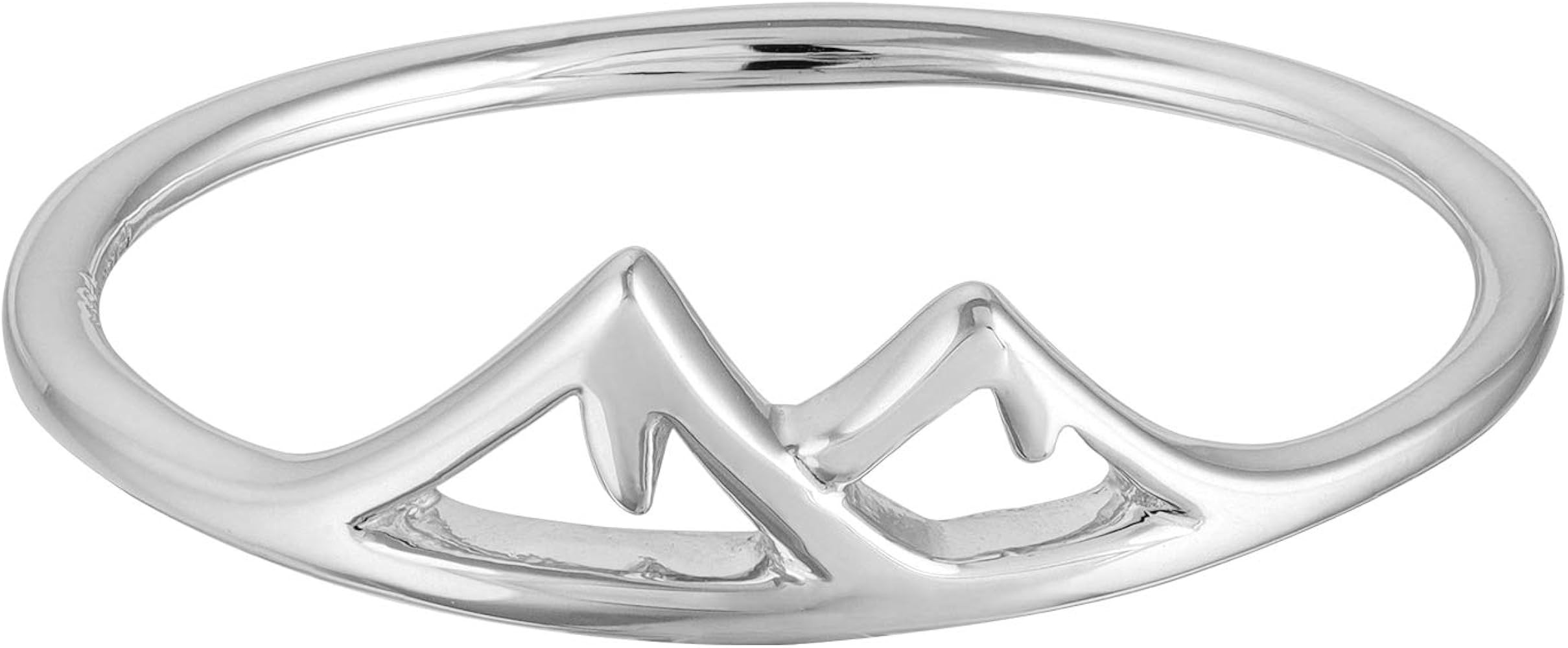 Boma Jewelry Sterling Silver Mountain Range Peak Ring | Amazon (US)