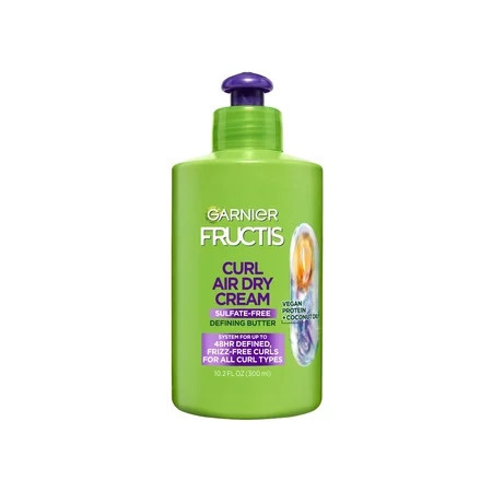 Garnier Fructis Curl Nourishing Leave in Treatment Glycerin Coconut Oil Frizzy Hair 10.2 fl oz | Walmart (US)