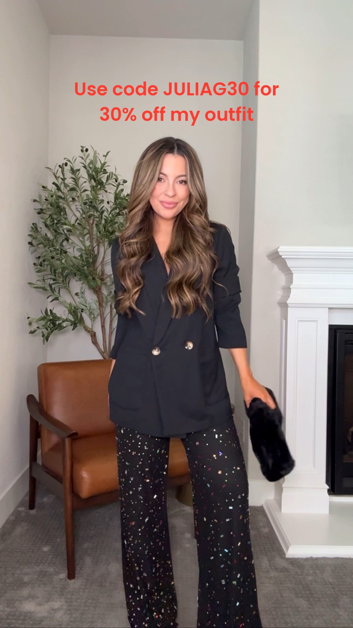 My blazer and rhinestone crystal sequin pants are 30% off with code JULIAG30! 

Anthropologie early access Black Friday sale
Cyber Monday sale
Cyber week sale
Holiday outfit
Christmas outfit
Rhinestone pants
Black blazer outfit



#LTKGiftGuide #LTKHoliday #LTKCyberWeek