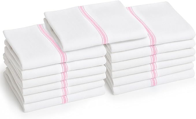 Liliane Collection Kitchen Dish Towels - Commercial Grade Absorbent 100% Cotton Kitchen Towels - ... | Amazon (US)
