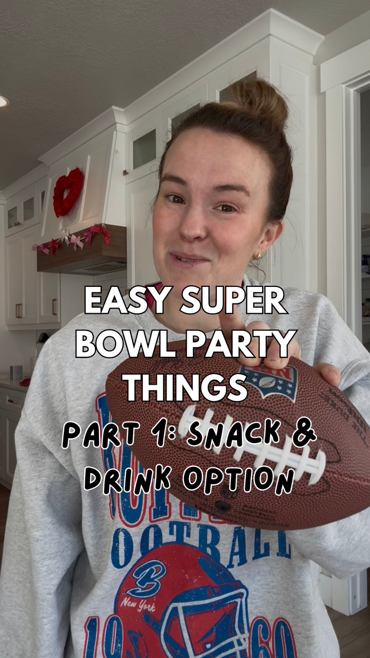 I thought of two of my easiest options for ya for your Super Bowl gathering (because we all know food is the best part). Gimme all the snacky good & sugary drinks!

What do you serve at your party?! 



#LTKmomlife #LTKKids