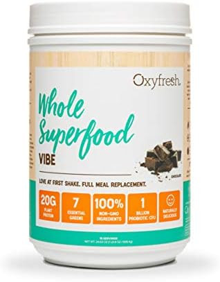 Oxyfresh Meal Replacement Vegan Pea Protein Powder & Oxyfresh Vitality Super Nutrition Vitamin Dr... | Amazon (US)
