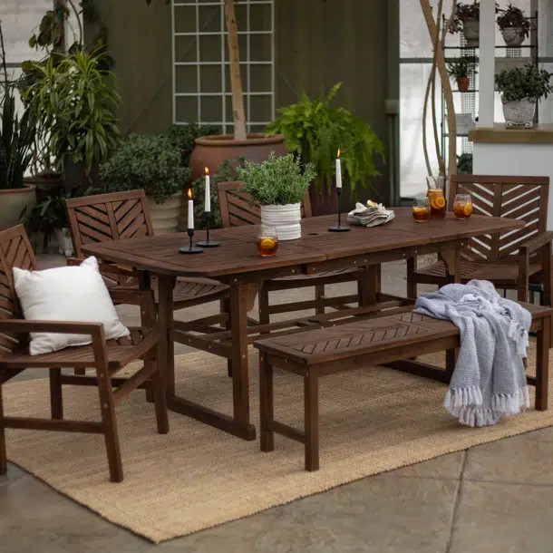 Harbison Rectangular 6 - Person Outdoor Dining Set | Wayfair North America