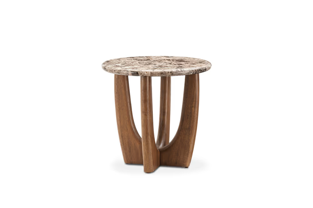Elio Marble Round Side Table | Castlery | Castlery US