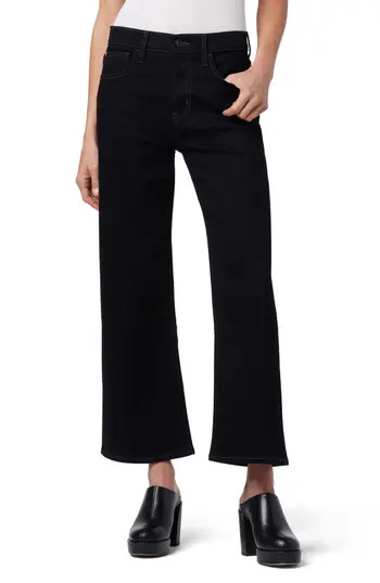 Hudson Jeans Rosalie High Waist Wide Leg Jeans (Black Rinse) at Nordstrom Rack, Size 34 | Nordstrom Rack