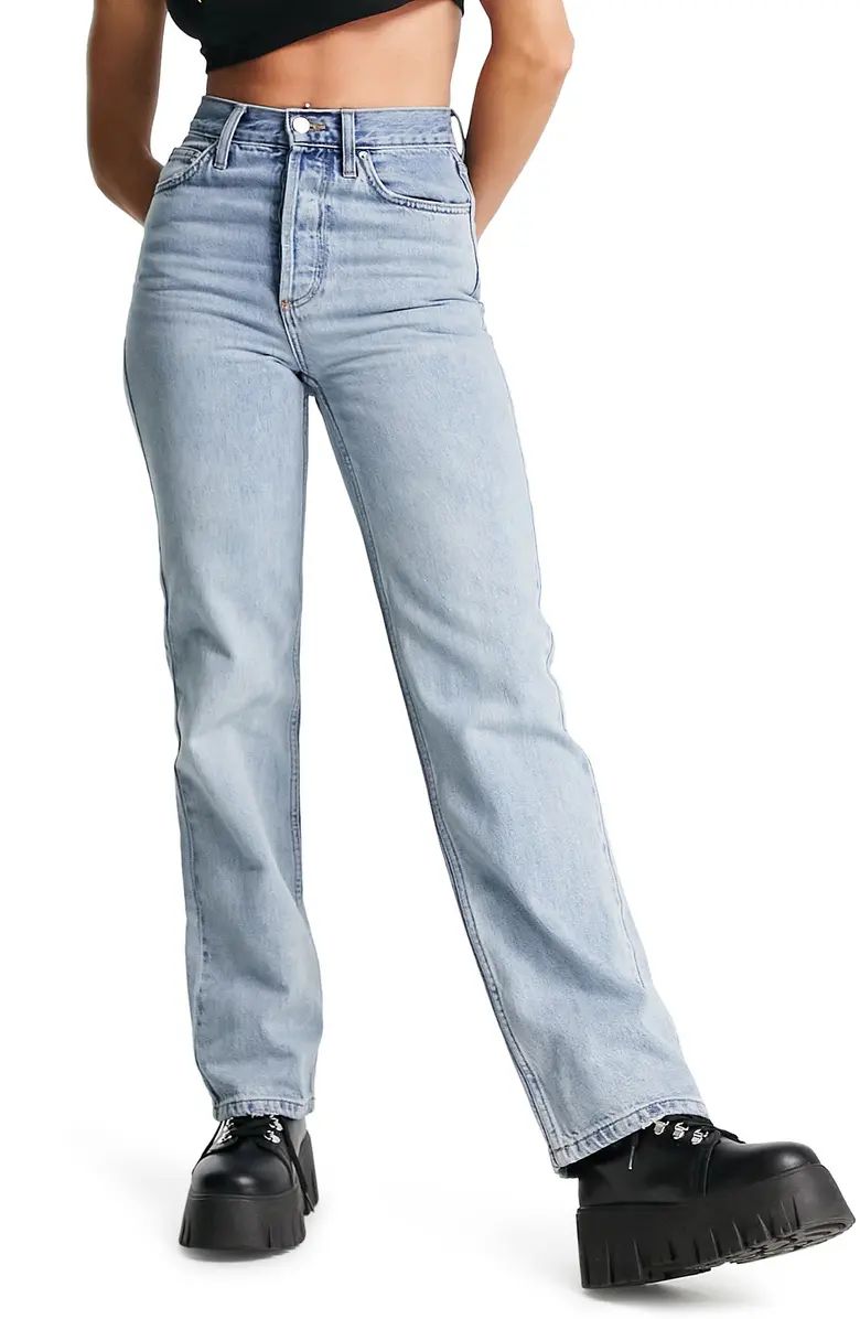 Topshop Women's Kort Organic Cotton Blend Jeans | Nordstrom | Nordstrom