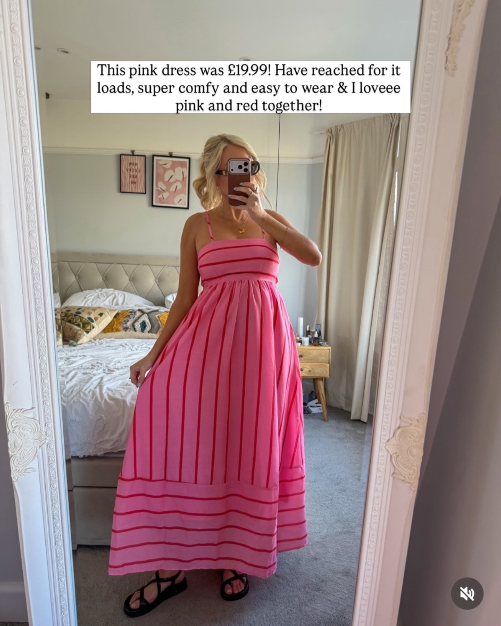 £19.99 dress 😍 wearing size small xx 

Amazon, Amazon fashion finds, ad