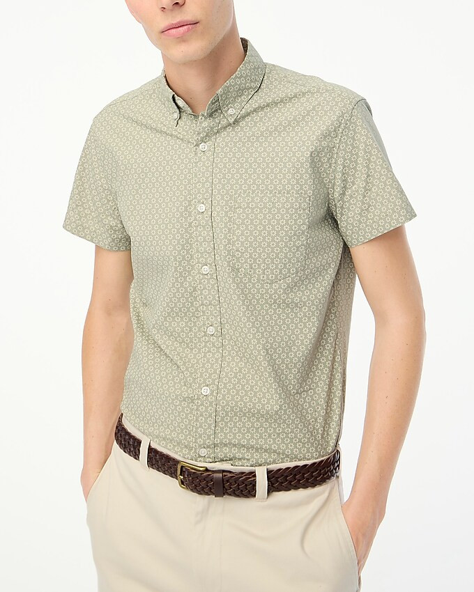 Short-sleeve printed flex casual shirt | J.Crew Factory