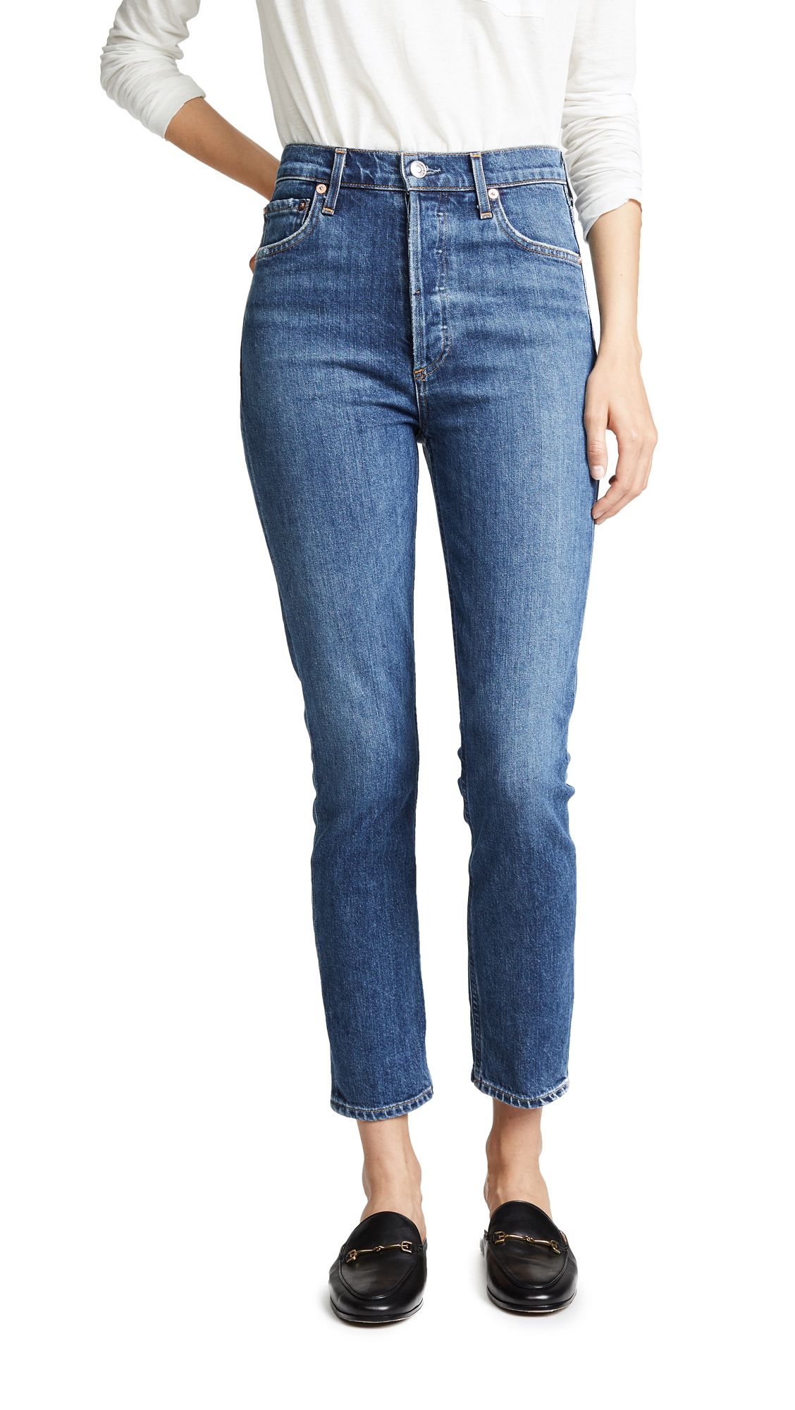 AGOLDE Nico High Rise Slim Fit Jeans | Shopbop