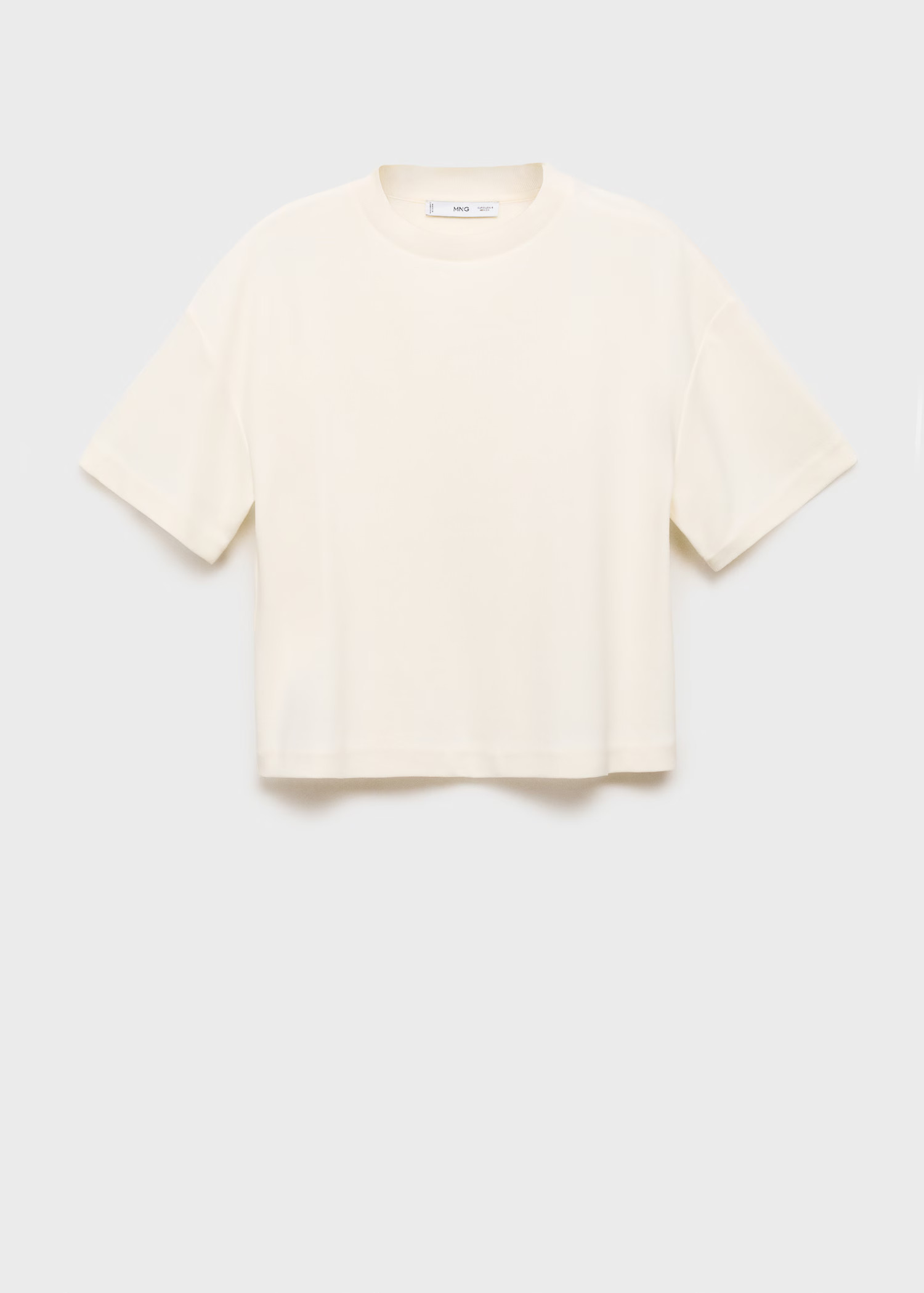 Cotton short-sleeved t-shirt - Women | MANGO United Kingdom | MANGO (UK)