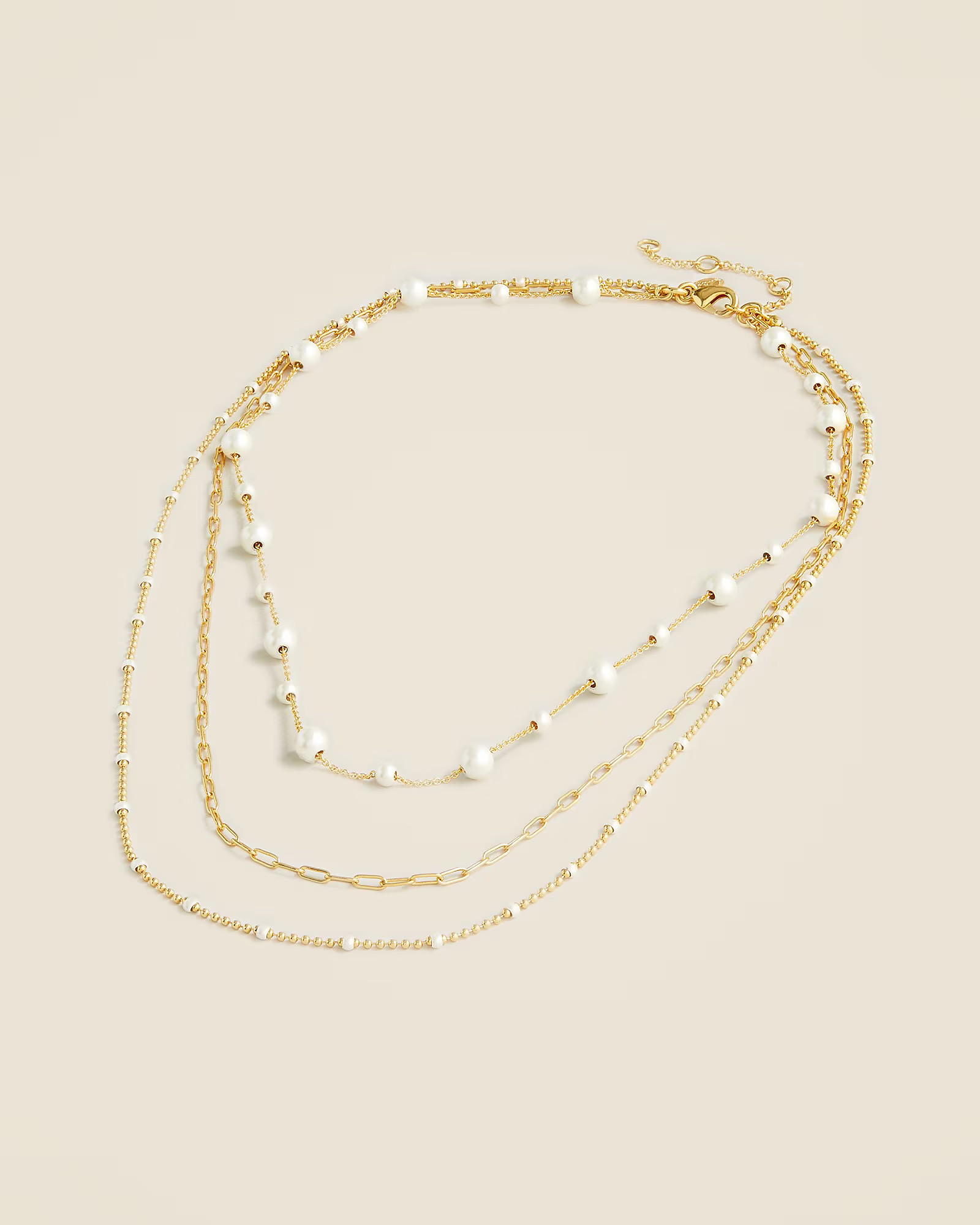 Dainty gold-plated layered necklace | J. Crew US