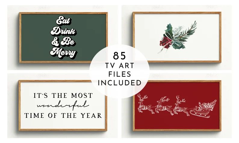 Samsung Frame TV Art Set Christmas Mega Bundle - 85 files included! Christmas Frame TV Art | Sams... | Etsy (US)