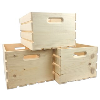 Wilson Large Pine Wood Crate | Michaels | Michaels Stores