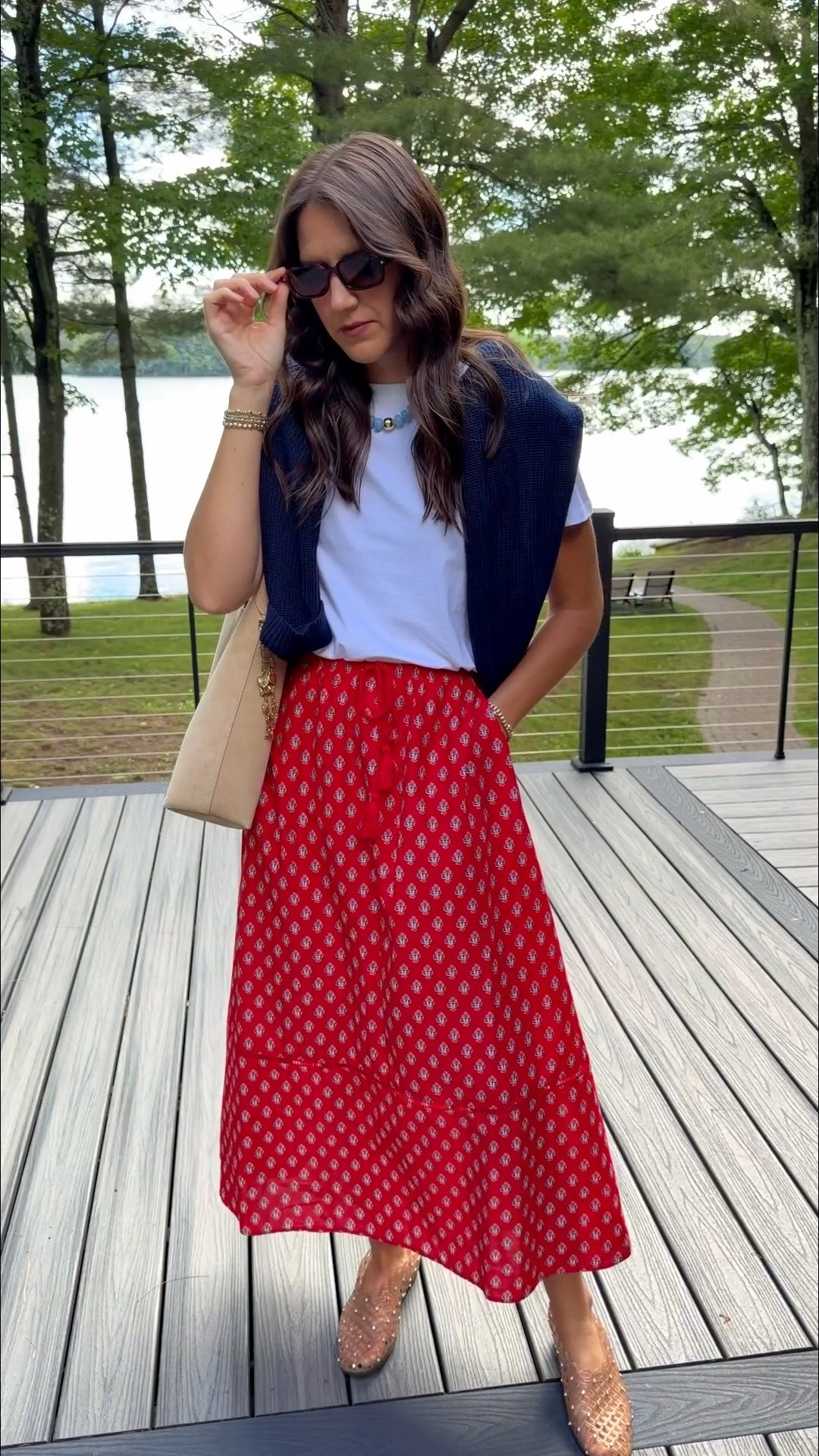 Mix and match set from Target. Wearing a small.