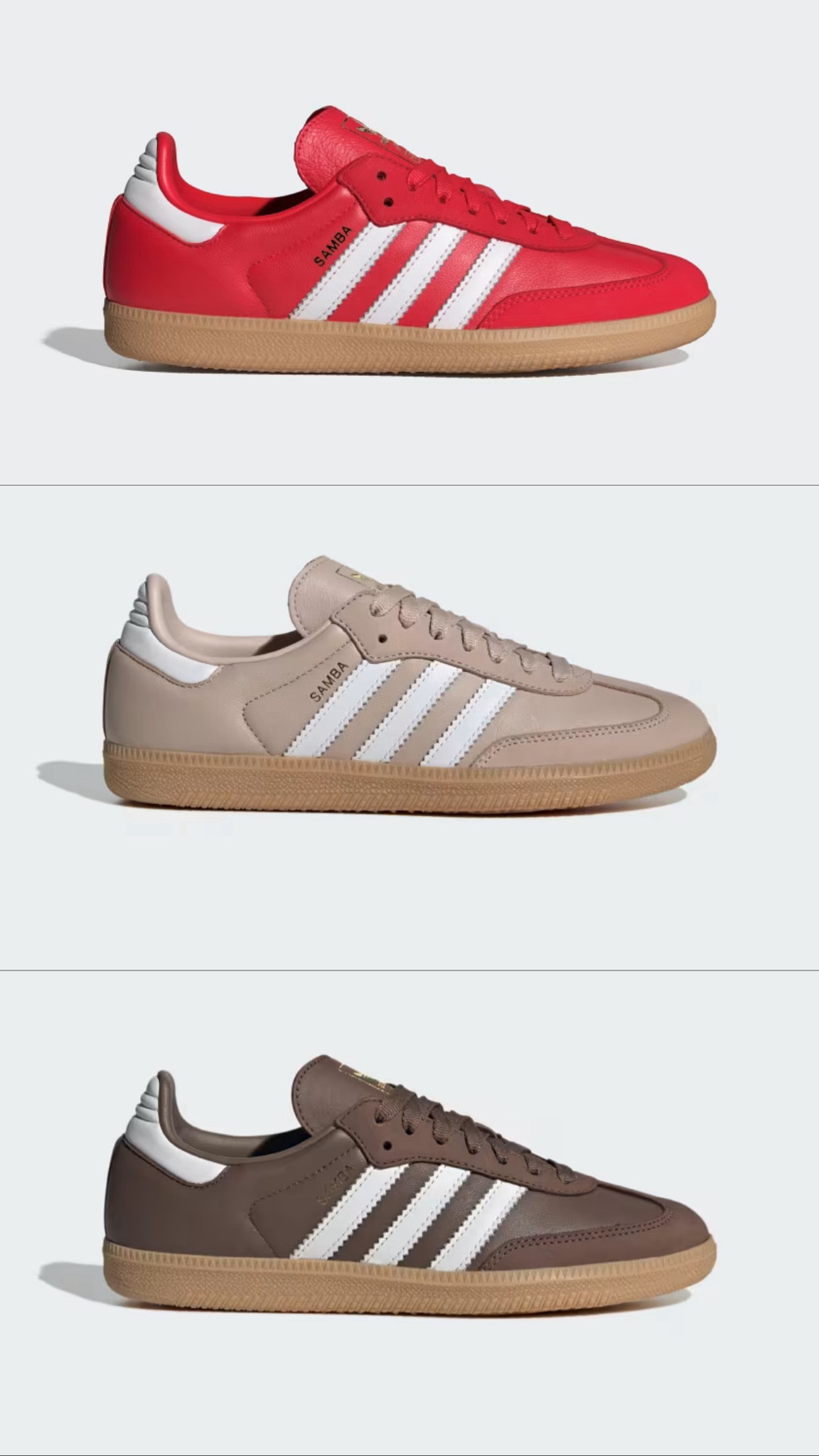 new fall colors of Adidas Sambas! i purchased the red. go down .5 size! 

#LTKShoeCrush #LTKFindsUnder100 #LTKSeasonal