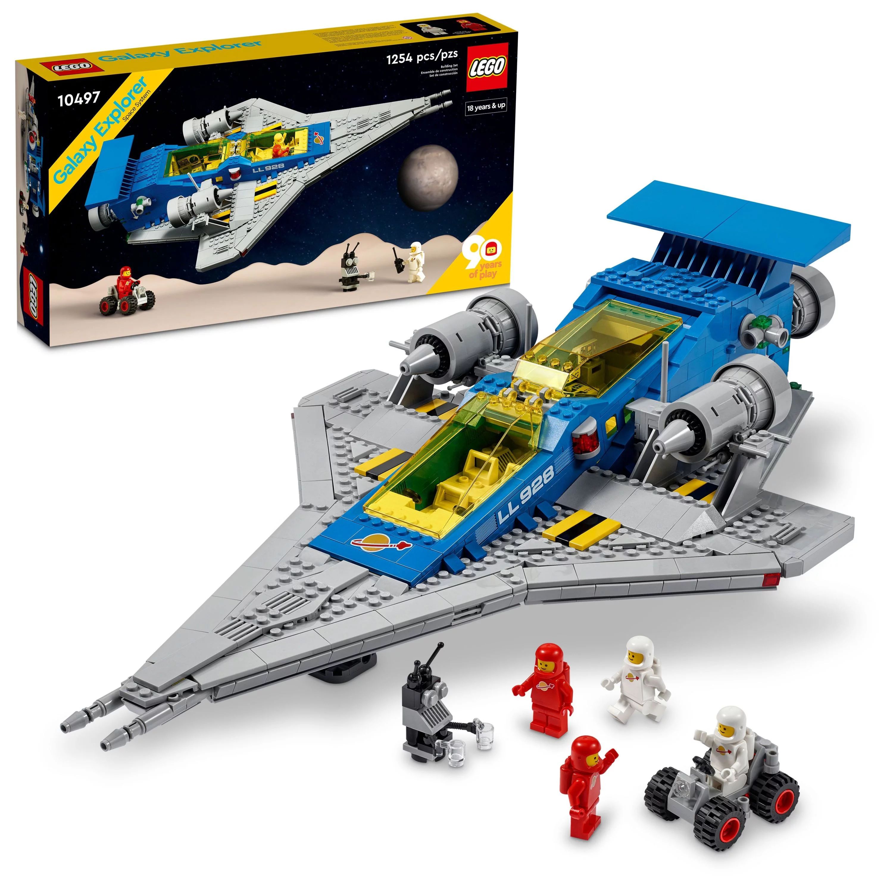 LEGO Icons Galaxy Explorer 10497 90th Anniversary Collectible Edition Model Spaceship, Space Buil... | Walmart (US)
