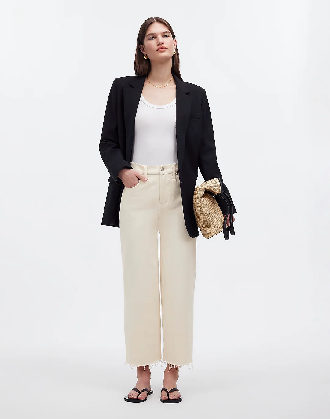 The Perfect Vintage Wide-Leg Crop Jean | Madewell