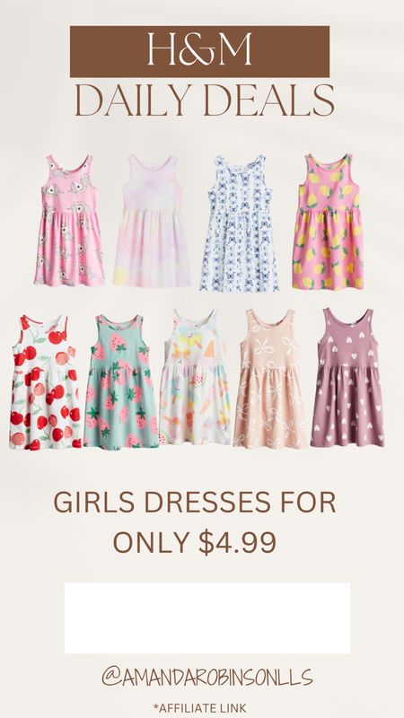 $4.99 dresses at H&M

#LTKKids