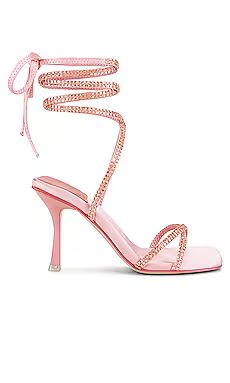 Jeffrey Campbell Shimmer Heel in Pink Satin from Revolve.com | Revolve Clothing (Global)