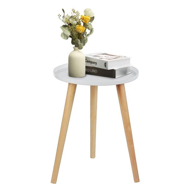 20.5'' Round End Tables, Living Room Sofa Side Table Metal Nightstand for Bedrooms, Cute Coffee T... | Walmart (US)