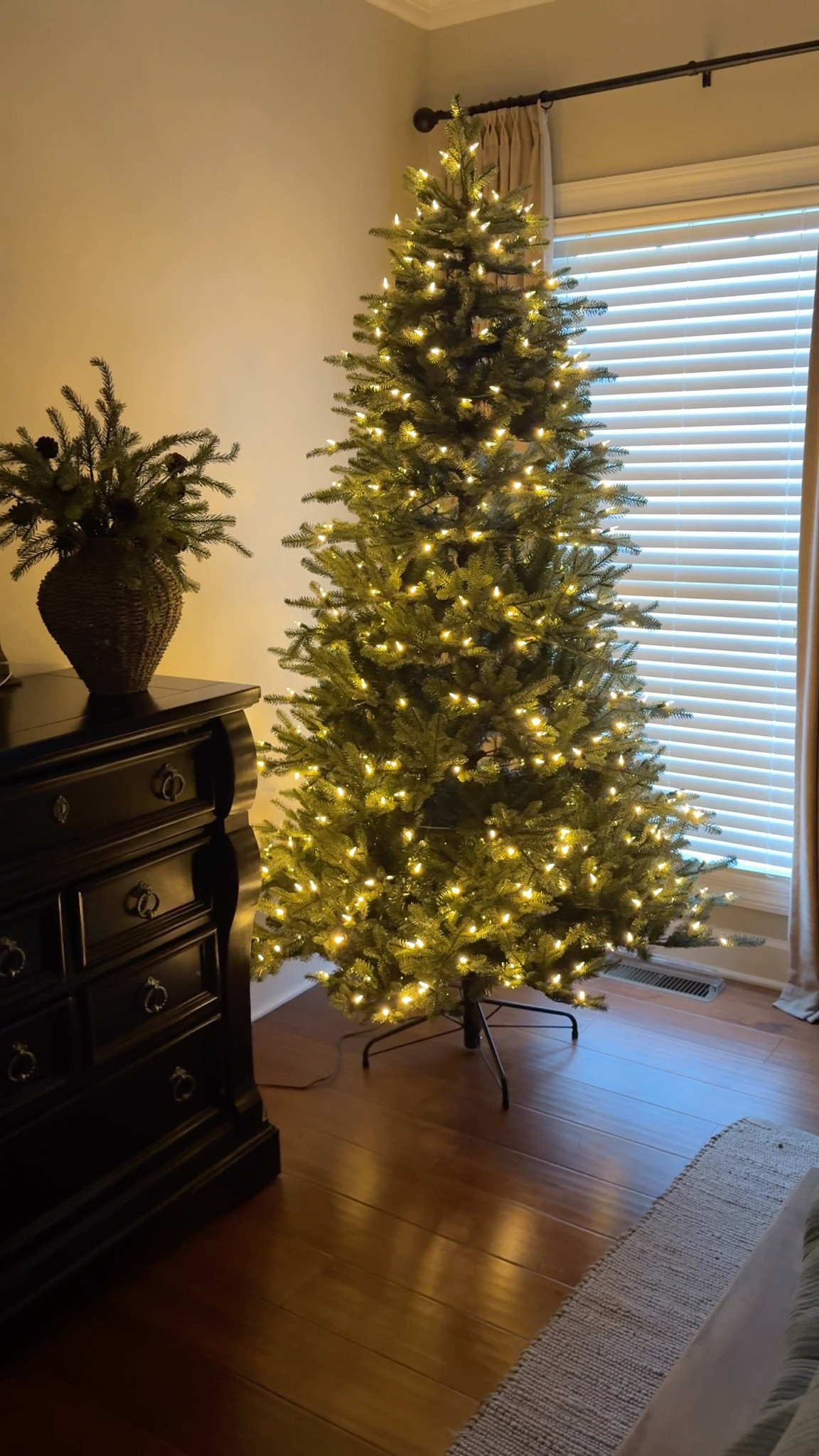 Tree Classics by Balsam Hill At Lowe’s Heritage Balsam Fir! This one has a warm glow and also colored light settings. 

#LTKHome #LTKSeasonal #LTKHoliday