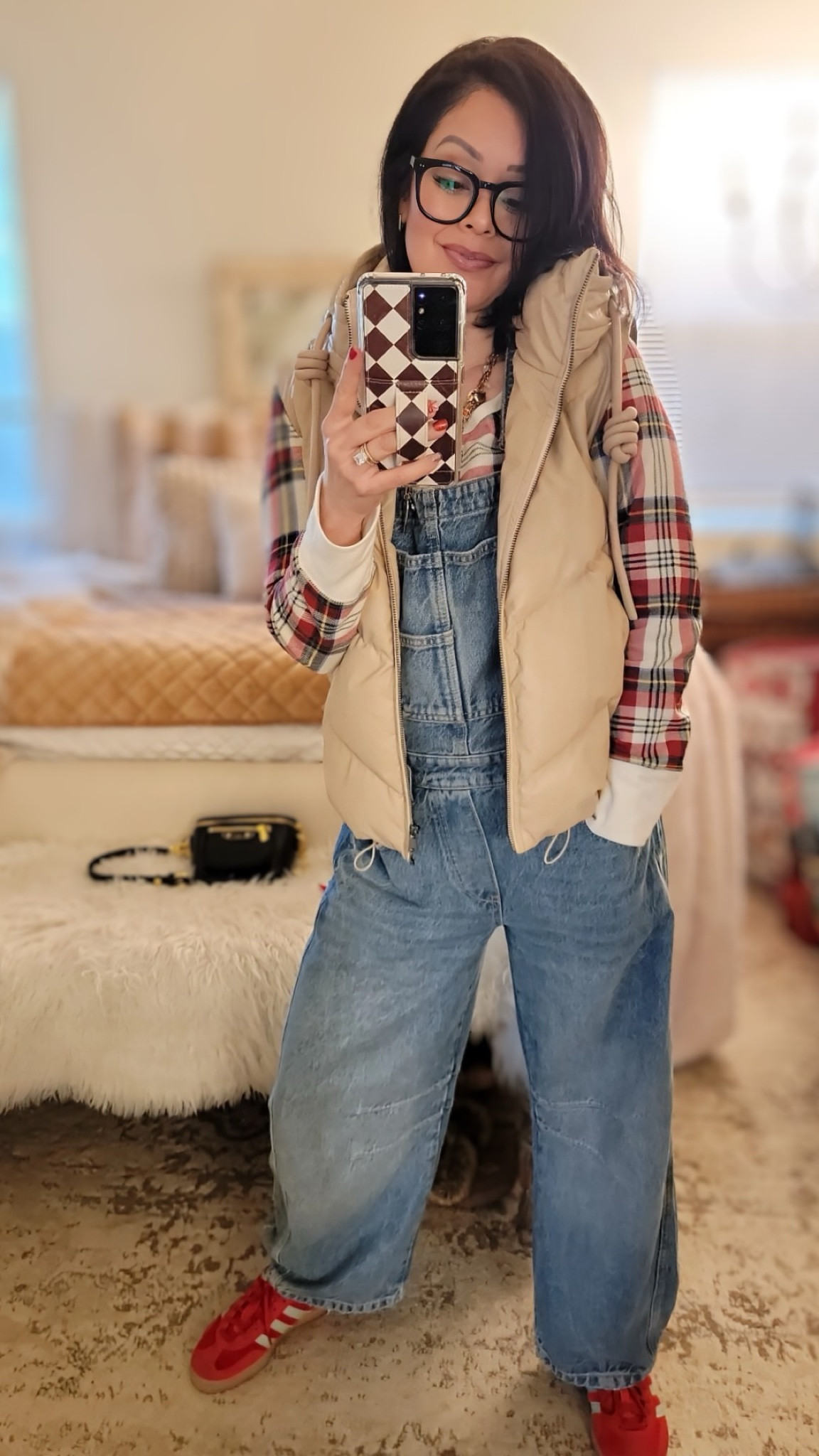 Wearing a medium in the overalls. Large in thermal. Small in the vest. 

#winteroutfit
#fpmovement


#LTKShoeCrush #LTKSaleAlert #LTKStyleTip