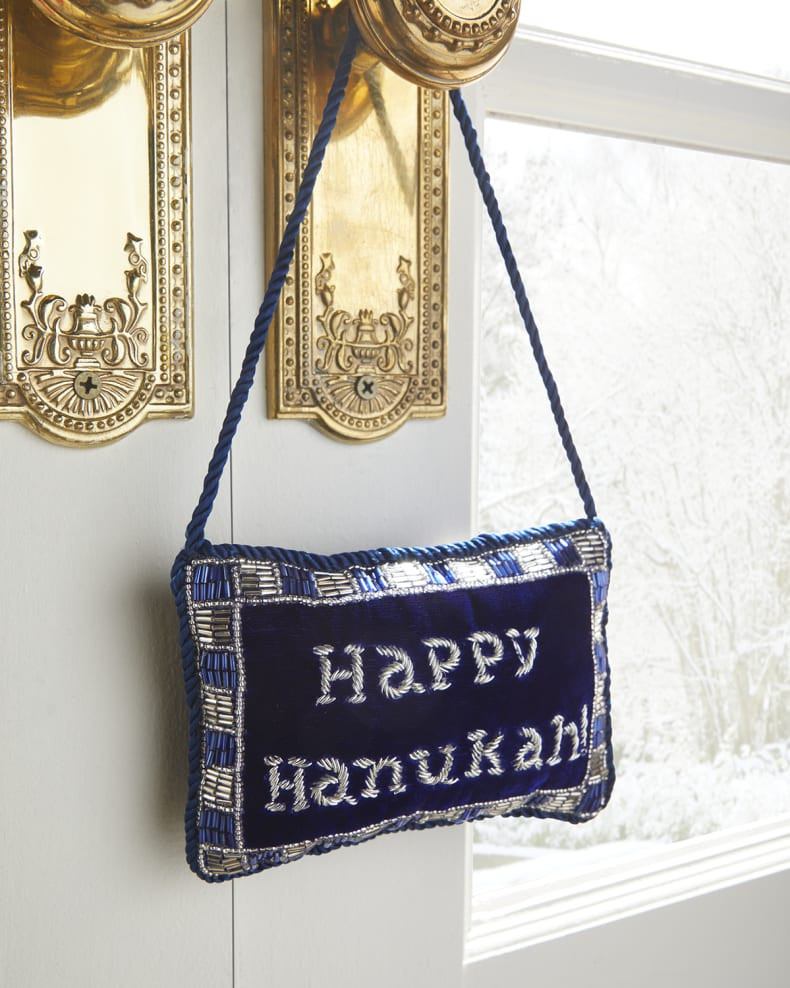 Sudha Pennathur 6" Happy Hanukkah Door Knocker | Neiman Marcus