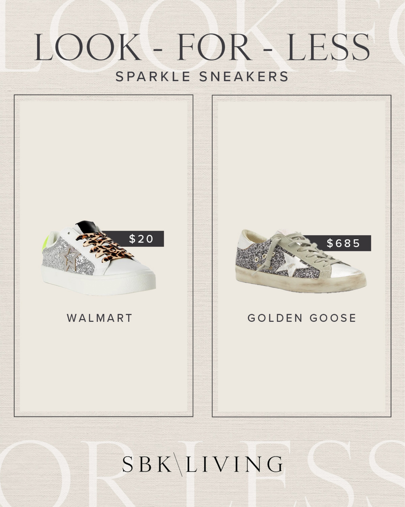 S H O E S \ get the sparkle sneakers look- for -less with these beauties from Walmart!!  Only $20! A great Christmas gift idea✨

Holiday shoes 

#LTKshoecrush #LTKunder50 #LTKHoliday