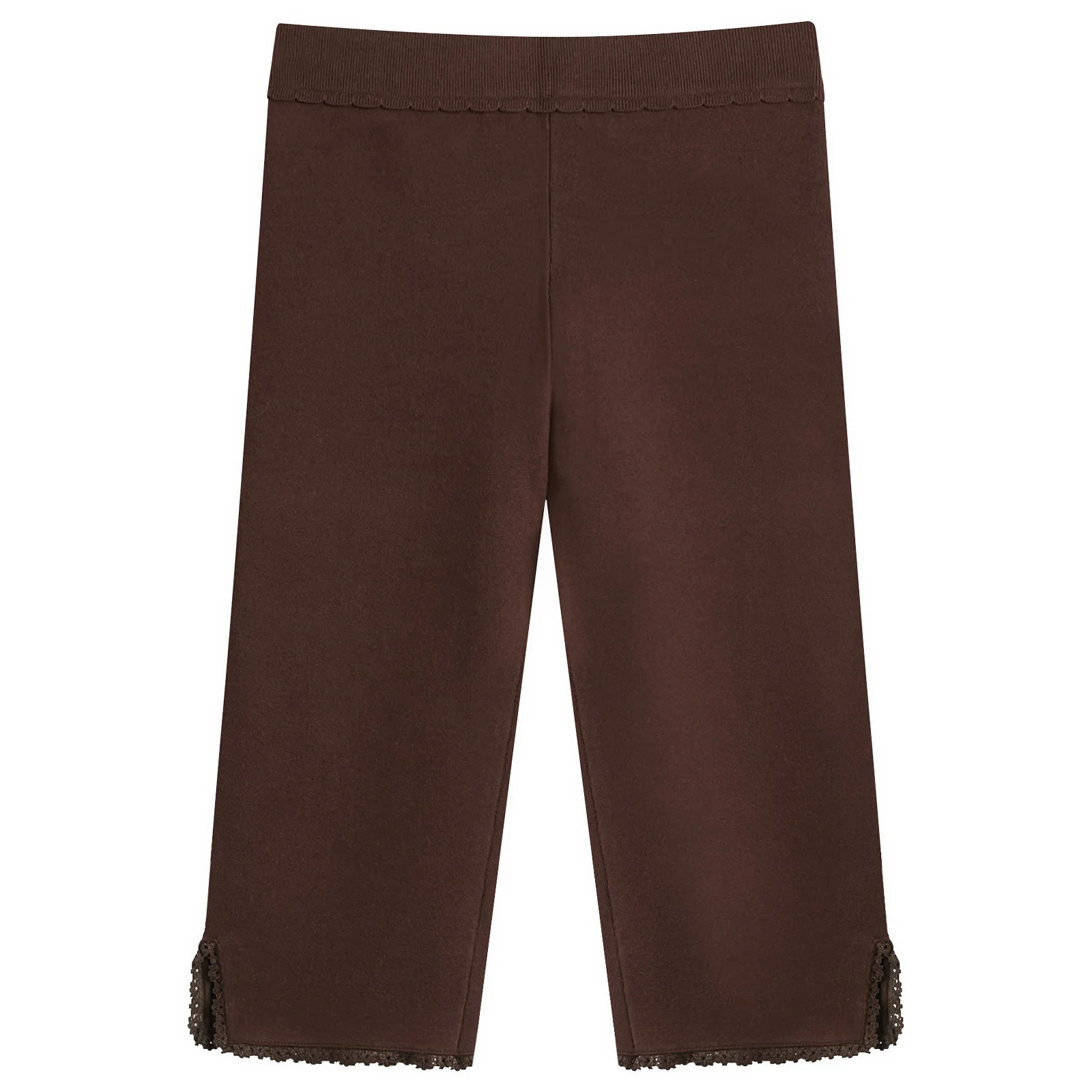House Of Sunny Women's Classic Capri Pants in Coffee, Size UK 10 | END. Clothing