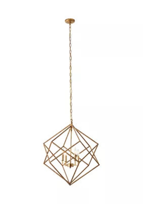 Monroe Lane Modern Metal Chandelier | Belk
